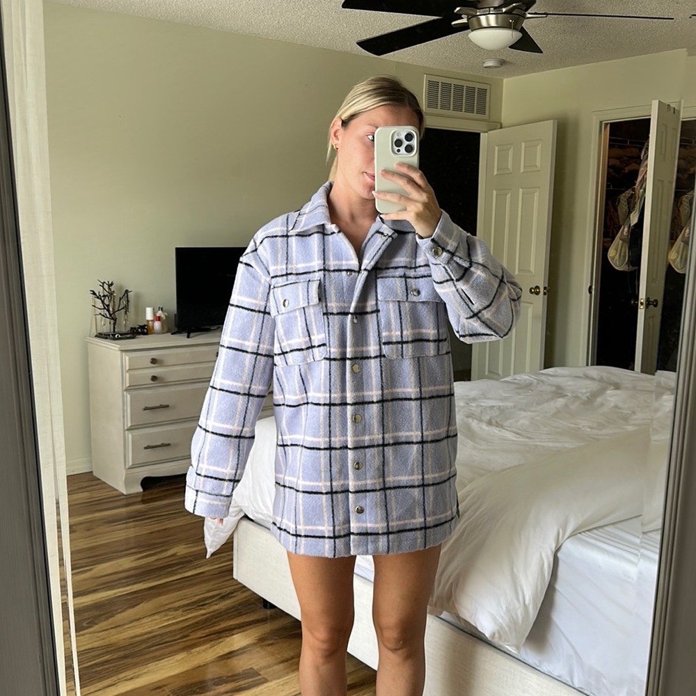 Purple Flannel Jacket
